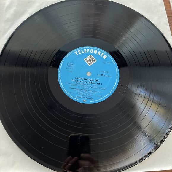 Haydn Edition Bläserdivertimenti Divertimenti for Wind Instruments Vol. 1 4xLP - Picture 10 of 13